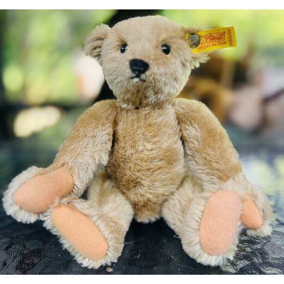 Steiff Replica 1904 Margaret Woodbury Strong Mohair Teddy Bear 9" 155/26 1984 - Picture 6 of 6